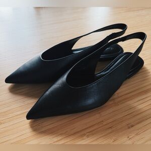Massimo Dutti Pointed Slingback Flats
